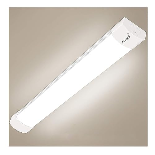 Airand LED Feuchtraumleuchte 18W LED Deckenleuchte Bad 4000K Neutralweiß LED Röhre 1800LM 60cm helle Decken lampe Wasserfest IP66 LED Leuchte für Garage Keller Werkstatt Warenhaus Badezimmer Küche von Airand