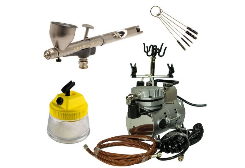Airbrush-City Airbrush-Kompressor Sparmax TC-501AS + Badger 105 Patriot Extreme Airbrushpistole - Set 06 von Airbrush-City