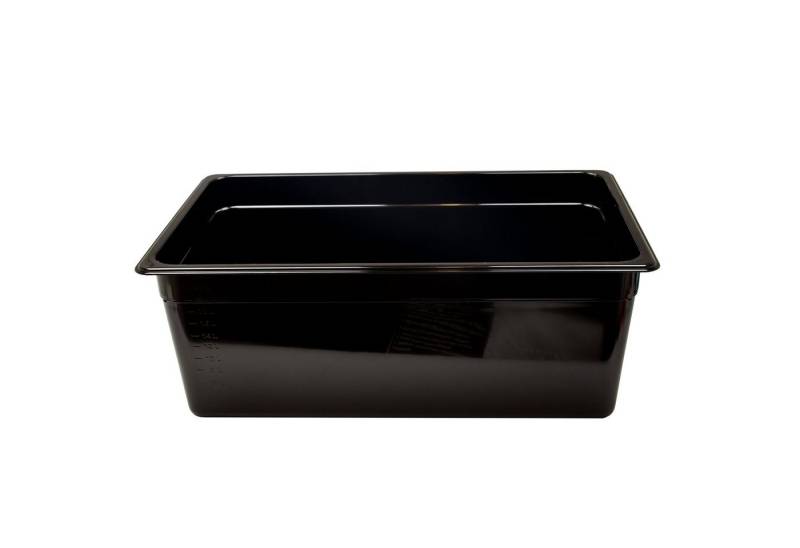 AcMax Thermobehälter GN 1/1 Polycarbonat schwarz GN-Behälter 28 Liter Tiefe 200mm von AcMax
