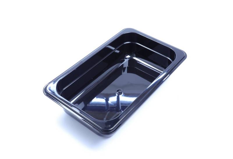AcMax Thermobehälter GN 1/4 Polycarbonat schwarz GN-Behälter 1,8 Liter Tiefe 65mm von AcMax