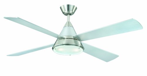 AireRyder Energiespar Deckenventilator Cosmos inklusive Licht und Fernbedienung, 132 cm, Nickel von AireRyder