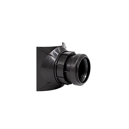 Airfit HT-Schraubabzweig DN 125/50 schwarz,zur nachträglichen Montage in HT/KG-Rohr - 22552AZ von Airfit GmbH & Co. KG