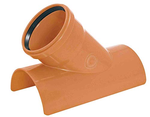Klebeabzweig 45 Grad DN 160 x 125 aus PVC-U AIRFIT - 456125KA von Airfit