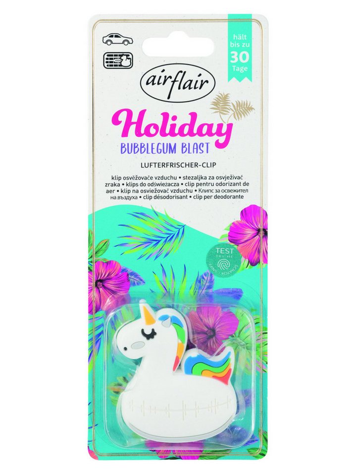 Airflair Raumduft airflair Lufterfrischer Clip Holiday Einhorn von Airflair