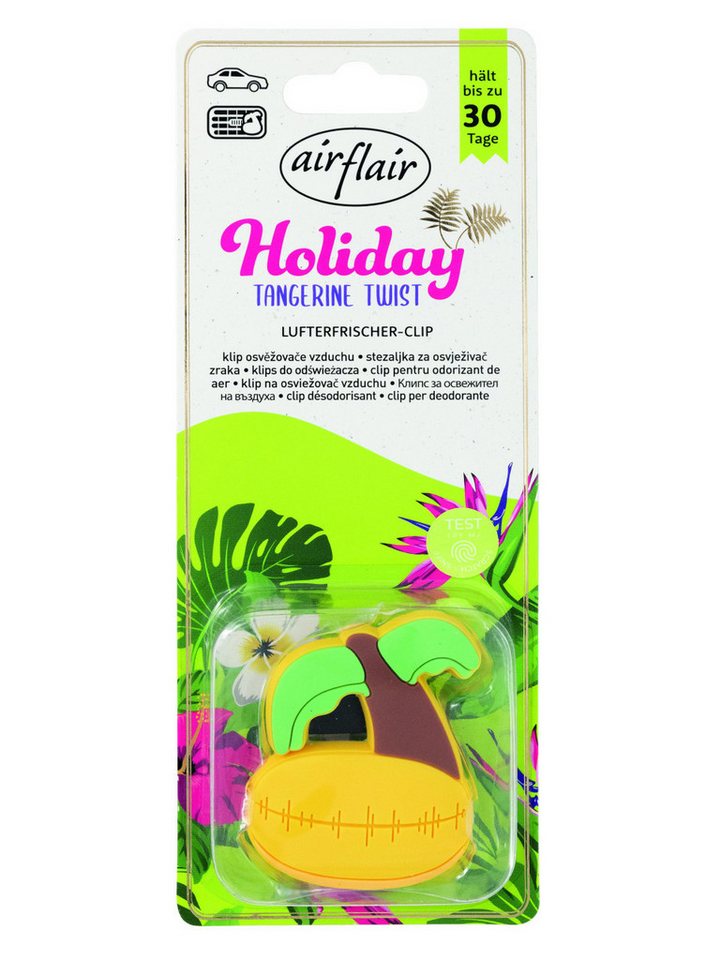 Airflair Raumduft airflair Lufterfrischer Clip Holiday Palme Airflair Raumduft airflair Lufterfrischer Clip Holiday Palme von Airflair