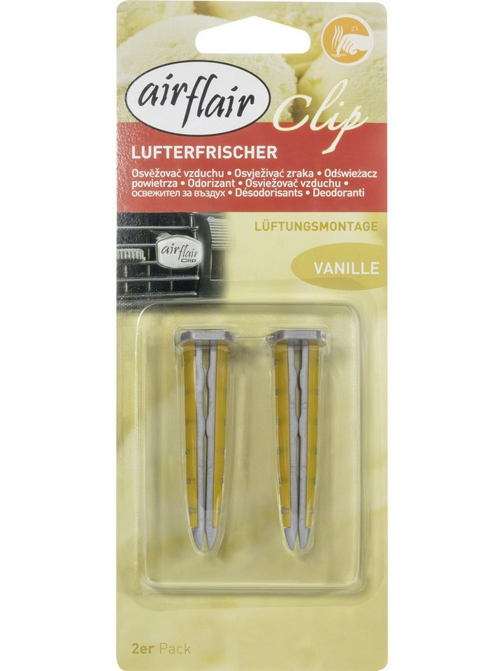 Airflair Raumduft airflair Lufterfrischer Clip Vanille Airflair Raumduft airflair Lufterfrischer Clip Vanille von Airflair