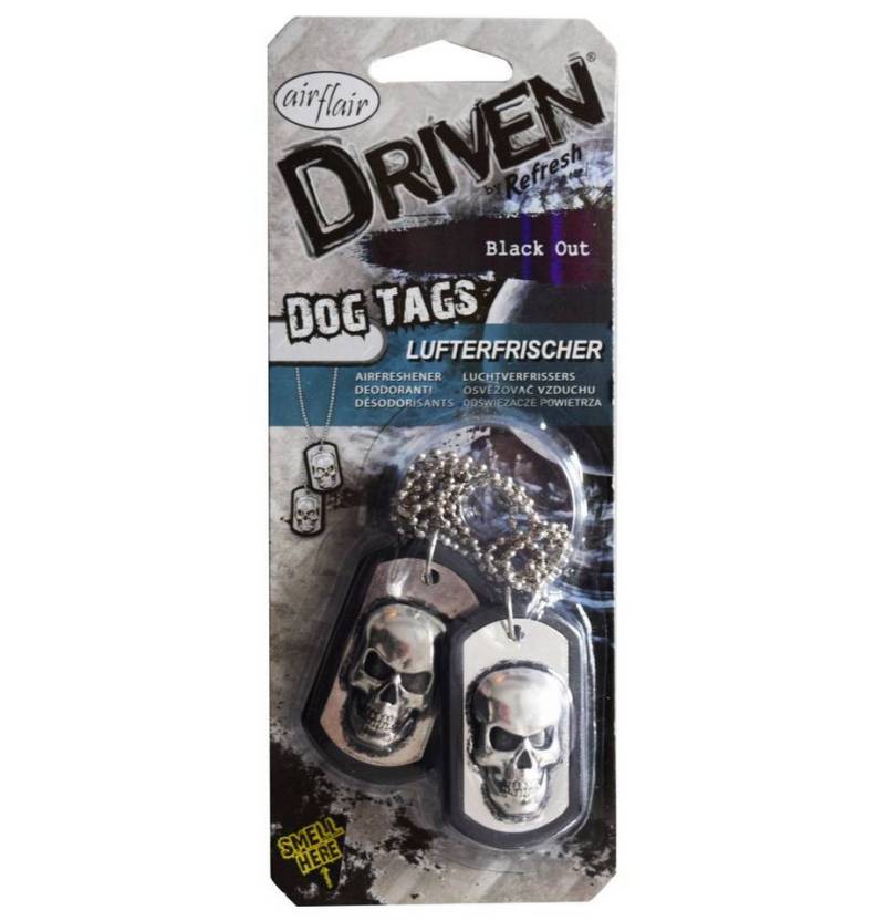 Airflair Raumduft airflair Lufterfrischer Driven Dog Tags Black Out Airflair Raumduft airflair Lufterfrischer Driven Dog Tags Black Out von Airflair
