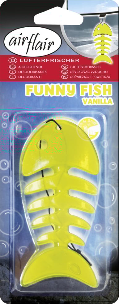 airflair Lufterfrischer Funny Fish Vanille airflair Lufterfrischer Funny Fish Vanille von Airflair
