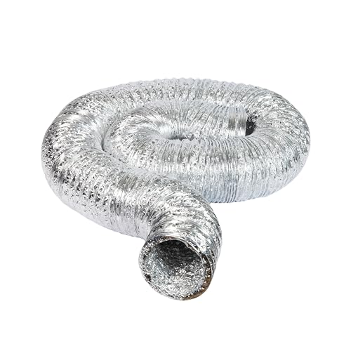 Airflow 9021294 – 150mm (6 Zoll) x 5m Flexibler PVC-Aluminium-Lüftungsschlauch von Airflow