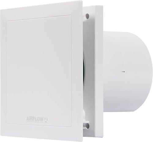 Airflow QT120B 9041497 Abluftventilator, Standardausführung, geräuscharm, 2 Geschwindigkeiten, 120 mm von Airflow