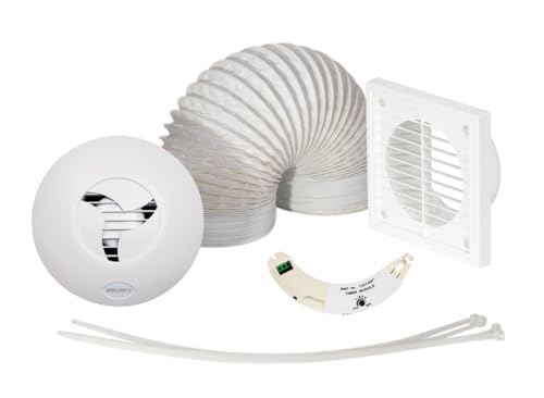 Airflow TSHWKT 15 Timer Badezimmer Dusche Kit Run-auf Abluftventilator von Airflow