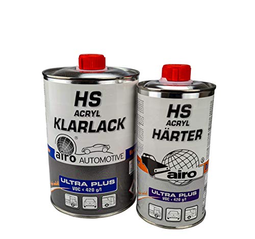 Airo 1,5 Liter Acryl-Klarlack HS Ultra Plus, Härter:normal von Airo