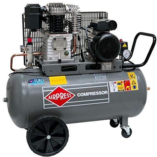Airpress® Druckluft- Kompressor HL 425-90 (2,2 kW, max. 10 bar, 90 Liter Kessel) Stromanschluss 230 V von Air Press