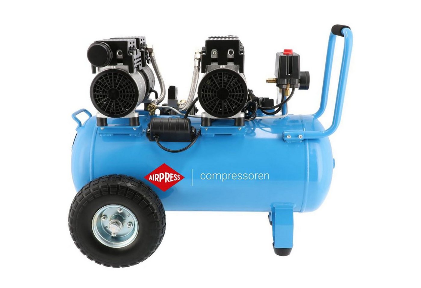 Airpress Kompressor Airpress® Flüster Kompressor 2 PS 50 Liter LMO 50-270 8bar Typ 36504, max. 8 bar, 50 l, 1 Stück von Airpress