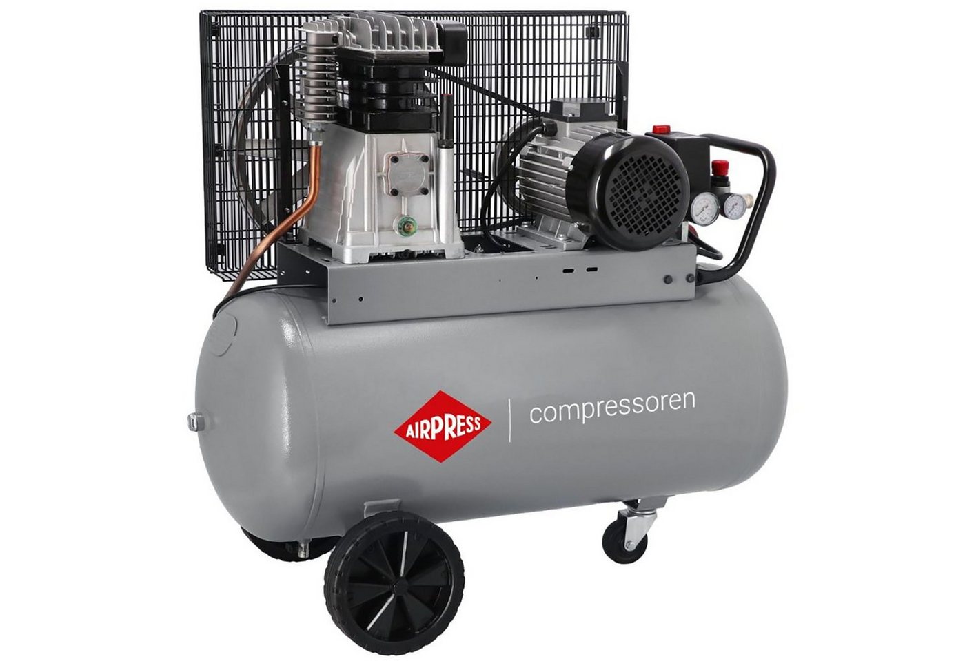 Airpress Kompressor Druckluft- Kompressor 4,0 PS 90 Liter 10 bar HK 600-90 Typ 360670, max. 10 bar, 90 l von Airpress