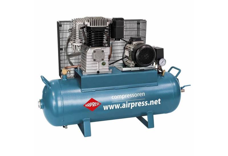 Airpress Kompressor Kompressor 3 PS 100 Liter 15 bar Typ K100-450 36512-N, max. 14 bar, 100 l, 1 Stück von Airpress
