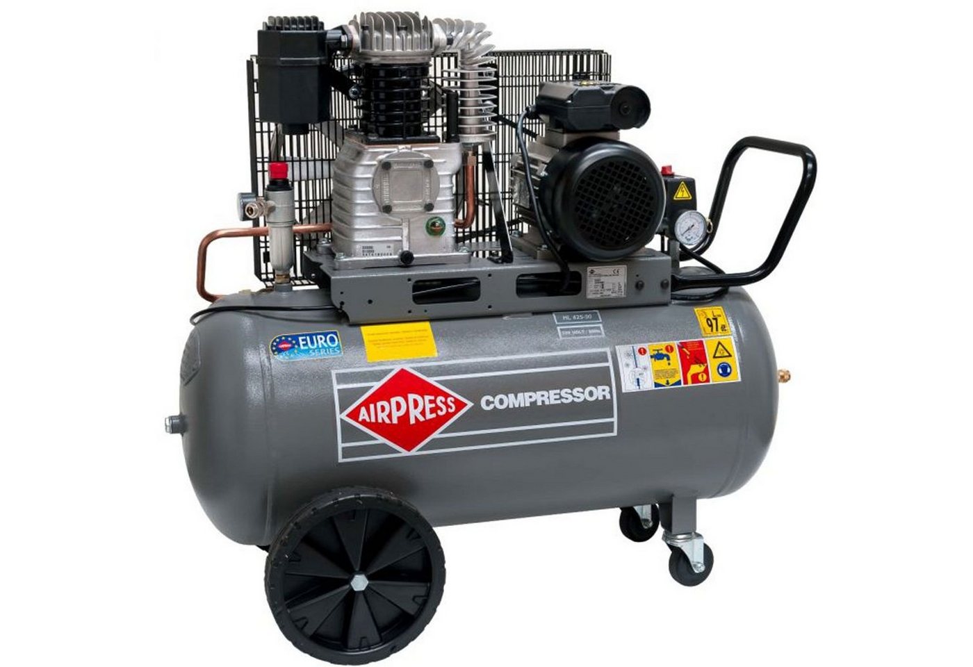 Airpress Kompressor Kompressor 3 PS 90 Liter 10 bar HL425-90 Typ 360666, max. 10 bar, 90 l, 1 Stück Airpress Kompressor Kompressor 3 PS 90 Liter 10 bar HL425-90 Typ 360666, max. 10 bar, 90 l, 1 Stück von Airpress