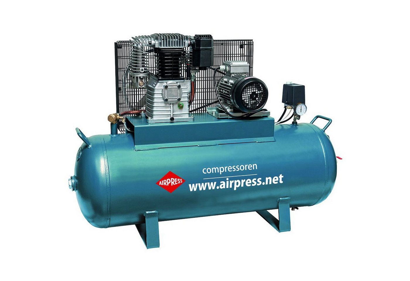 Airpress Kompressor Kompressor 4 PS 200 Liter 15 bar Typ K200-600 36500-N, max. 14 bar, 200 l, 1 Stück von Airpress
