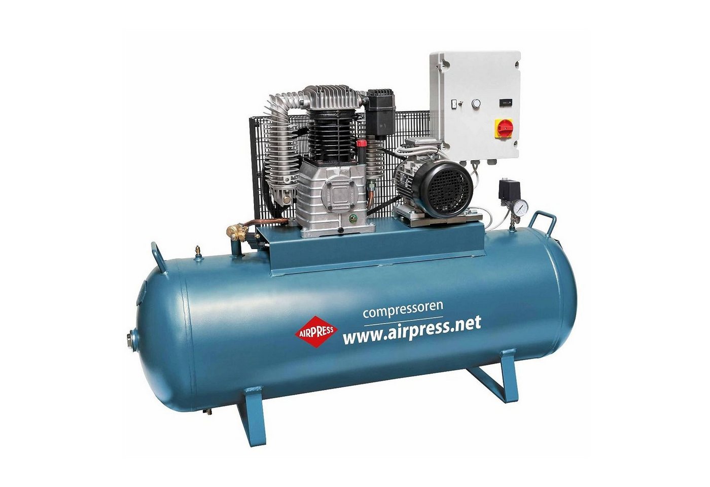 Airpress Kompressor Kompressor 5,5 PS 300 Liter 15 bar Typ K300-700S 36525-N, max. 14 bar, 300 l, 1 Stück von Airpress