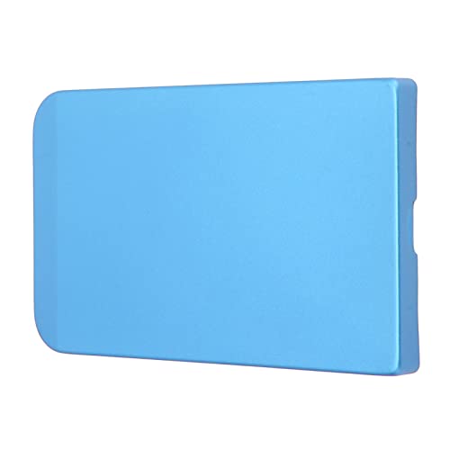 Airshi Festplattengehäuse, USB2.0 Ultradünne LED-Anzeige 480 Mbit/s SSD-Festplattengehäuse für 2,5 Zoll (Blau) von Airshi