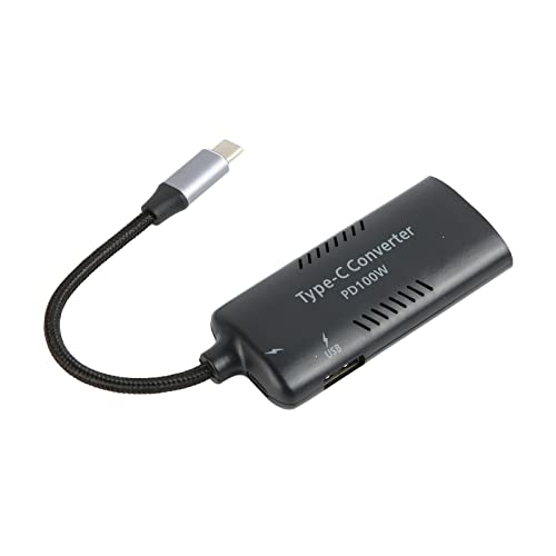 Airshi Laptop-Adapter, C-Typ-Laptop-Adapter. Schnellladebuchse für den Adapter (DC-Buchse mit quadratischer Öffnung auf Typ C) von Airshi