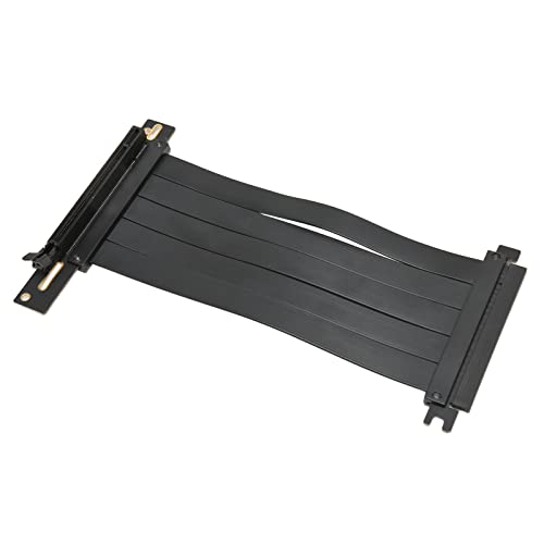 Airshi PCIE 4.0 X16 Extender Riser-Kabel, Grafikkartenverlängerung Plug and Play PCIE 4.0 X16 Riser-Kabelstabilität für RTX3090 RTX3080 RTX3070 (20 cm) von Airshi