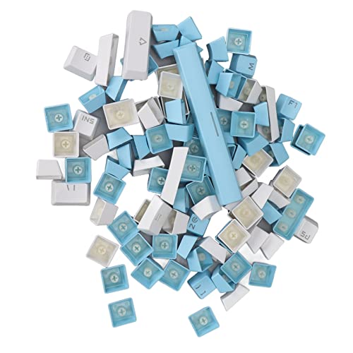 Airshi Rosa Tastenkappen, Ergonomische Zweifarbige ölbeständige Tastenkappen 104/87/61 (12) von Airshi