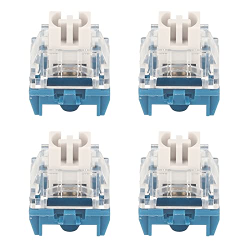 Airshi Tastaturschalter, 3PIN Lineare Mechanische Tastaturschalter, Hintergrundbeleuchtung, Wasserdichter Kunststoff, Hot-Swap-fähig für Computer (Typ 1) von Airshi