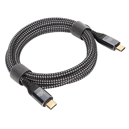 Airshi Typ-C-Ladekabel, zu-Kabel, Aluminiumgehäuse, 4,9 Fuß Nylon, für PC, Telefon, Tablet von Airshi