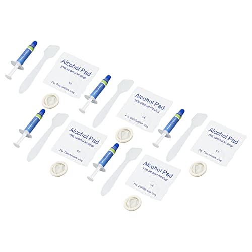 Airshi Wärmeleitpaste für Computer, 4,55 W/m.k Wärmeleitpaste, 5 Stück, Sicher, Zuverlässig für CPU, GPU (0,5 ml, 0,04 Unzen) von Airshi