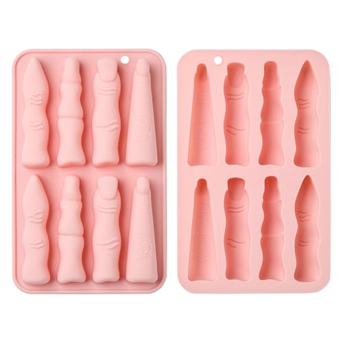 Airssory 2 Stück Fingerform Silikon Fondant Formen Halloween Imitation Handgeformte Formen für DIY Kuchen Schokolade Pudding Gelee Süßigkeiten Harz Handwerk Kerze Heimdekoration Airssory 2 Stück Fingerform Silikon Fondant Formen Halloween Imitation Handgeformte Formen für DIY Kuchen Schokolade Pudding Gelee Süßigkeiten Harz Handwerk Kerze Heimdekoration von Airssory