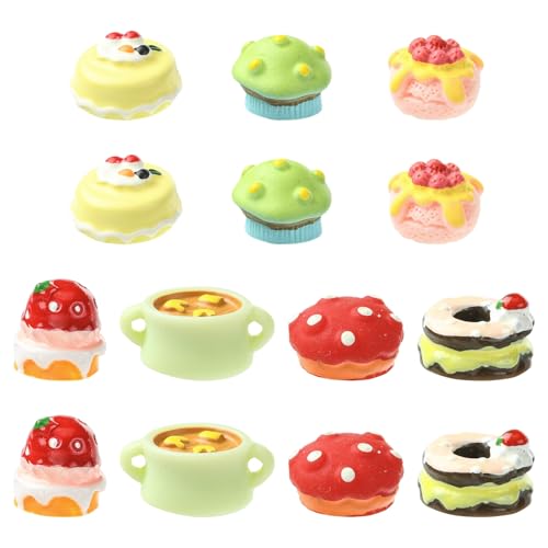 Airssory 35 Stück 7 Stile Dessert Themed Harz Ornament Cabochons Imitation Lebensmittel Kuchen Eis Donut Perlen Display für DIY Schmuck Handwerk Home Office Schreibtisch Dekor Airssory 35 Stück 7 Stile Dessert Themed Harz Ornament Cabochons Imitation Lebensmittel Kuchen Eis Donut Perlen Display für DIY Schmuck Handwerk Home Office Schreibtisch Dekor von Airssory
