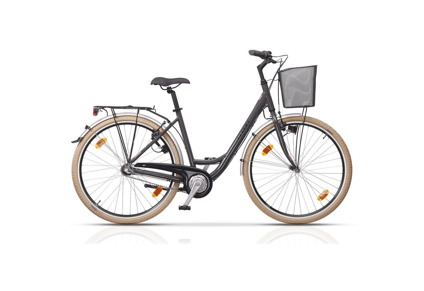 Airtracks Cityrad 28 Zoll Damen City Fahrrad CITERRA SL1 WAVE / LOW STEP Bike, 3 Gang Shimano NEXUS Schaltwerk, Nabenschaltung, (Shimano Nexus 3), Schwarz - Rahmenhöhen 45cm 50cm 55cm - Modell 2025 von Airtracks