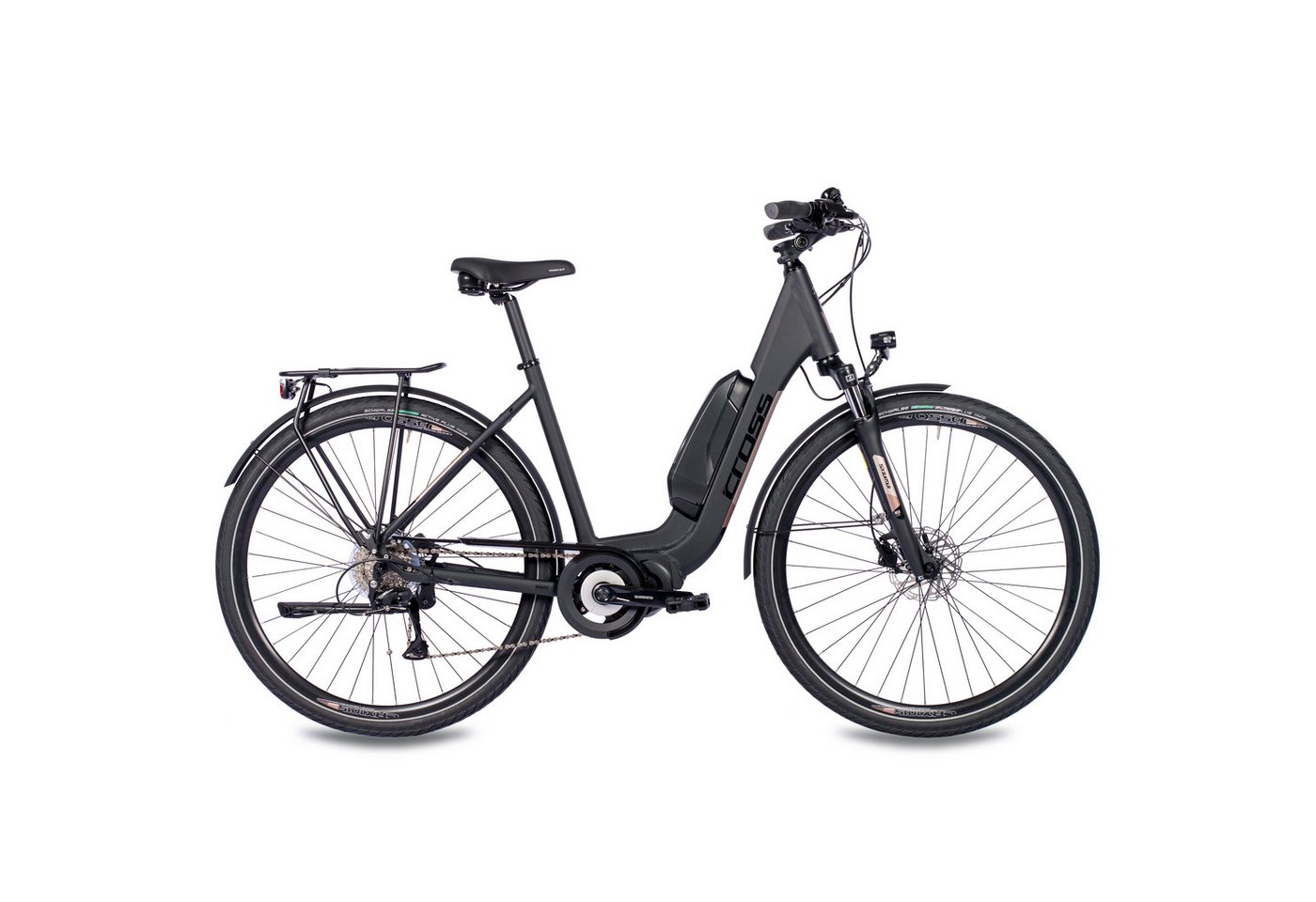 Airtracks E-Bike 28 Zoll E-Bike Trekking Fahrrad LS WAVE V-TRON SHIMANO STеPS E5000, 9 Gang, Kettenschaltung, Mittelmotor, 418 Wh Akku, Trekking Fahrrad SHIMANO RD-T3000 - 45cm 50cm 55cm Mod. 2024 von Airtracks