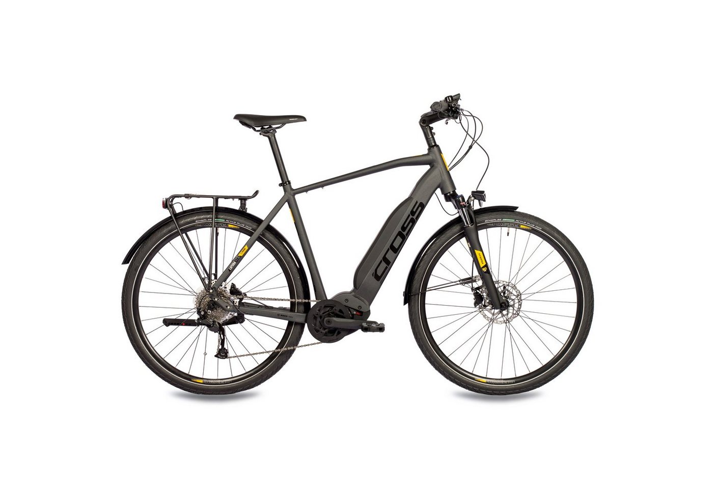 Airtracks E-Bike 28 Zoll Herren E-Bike Trekking Fahrrad LUMINA BOSCH PERFORMANCE LINE, 9 Gang, Kettenschaltung, Mittelmotor, 500 Wh Akku, SHIMANO ALIVIO RD-M3100 - 52cm 56cm - Mod. 2024 von Airtracks