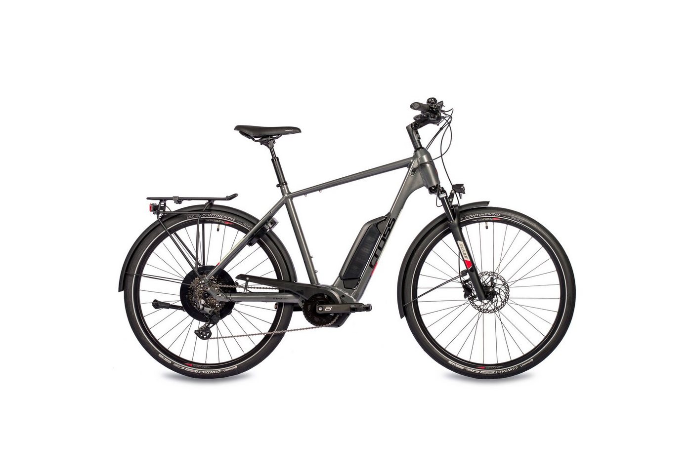 Airtracks E-Bike 28 Zoll Herren E-Bike Trekking Fahrrad V-Tron BOSCH ACTIVE PLUS LINE G, 10 Gang, Kettenschaltung, Mittelmotor, 500 Wh Akku, 10 Gang SHIMANO DEORE 50cm 55cm - Mod. 2024 von Airtracks