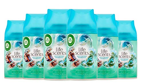 Airwick Nachfüller Turquoise Oase für Freshmatic Max - 6er Pack (6 x 250 ml) Airwick Nachfüller Turquoise Oase für Freshmatic Max - 6er Pack (6 x 250 ml) von Air Wick