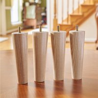 Möbelbeine 4Er Set, Premium 6-Zoll-Ersatzfüße Für Couch, Sofa, Stuhl, Bett, Schrank, Ottomane, Bank, Tisch Möbelbeine 4Er Set, Premium 6-Zoll-Ersatzfüße Für Couch, Sofa, Stuhl, Bett, Schrank, Ottomane, Bank, Tisch von AiryAbode