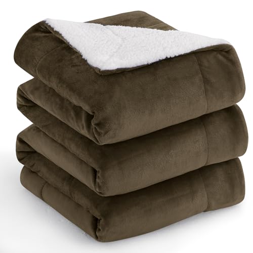 Aisbo Dicke Kuscheldecke Flauschig Braun - Extra Warme Decken für den Winter als Sofadecke Couchdecke 220x240 cm, XXL Große Wohndecke aus hochwertige Sherpa Fleece, Soft Weich Blanket Aisbo Dicke Kuscheldecke Flauschig Braun - Extra Warme Decken für den Winter als Sofadecke Couchdecke 220x240 cm, XXL Große Wohndecke aus hochwertige Sherpa Fleece, Soft Weich Blanket von Aisbo