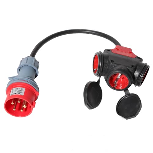 Aiskooc CEE 16A Stecker auf 16A Schuko Kupplung Adapterkabel Aiskooc CEE 16A Stecker auf 16A Schuko Kupplung Adapterkabel von Aiskooc