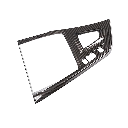 Aisny Auto Aufkleber ABS Trim, Auto Kohle Faser Zentrale Getriebe Panel Steuerung Panel Aufkleber Innenraum Modifikation für BMW 3 Series F30/F31/F34(2012-2019) 4 Series F32/F33/F36(2014-2019) von Aisny