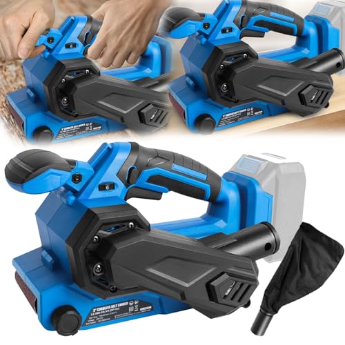 Bandschleifer, Akku Bandschleifer für Makita 18V Bürstenlose Bandschleifer Kabellos Bandschleifmaschine 6 Variablen Geschwindigkeiten Polierwerkzeug mit Staubbeutel von Holz Metall(Akku nicht enthält) Bandschleifer, Akku Bandschleifer für Makita 18V Bürstenlose Bandschleifer Kabellos Bandschleifmaschine 6 Variablen Geschwindigkeiten Polierwerkzeug mit Staubbeutel von Holz Metall(Akku nicht enthält) von Aisny