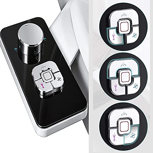 Bidet Aufsatz, Bidet Aufsatz Kit Bidet Einsatz Aufsatz für Toilette Nicht Elektrisch Bidet Toilettenaufsatz mit selbstreinigende Doppel Düse Bidet Front und Heckreinigung Drei Reinigungsmodi von Aisny
