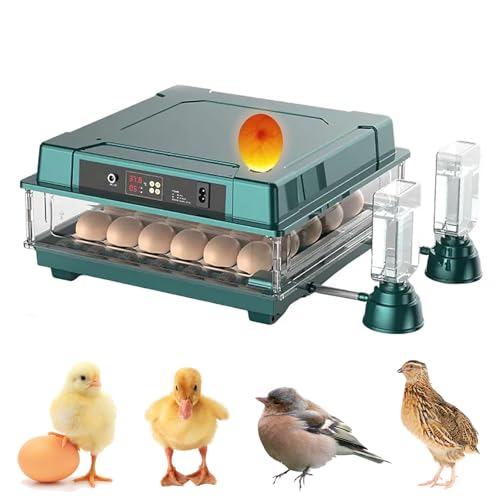 Brutautomat Vollautomatisch, Eierinkubator für 24-30 Eier Inkubator Hühner Brutmaschine Automatischer Eierwenden Brutkasten mit Temperaturkontrolle und Befeuchtung für Huhn Wachtel Ente Gänseei von Aisny