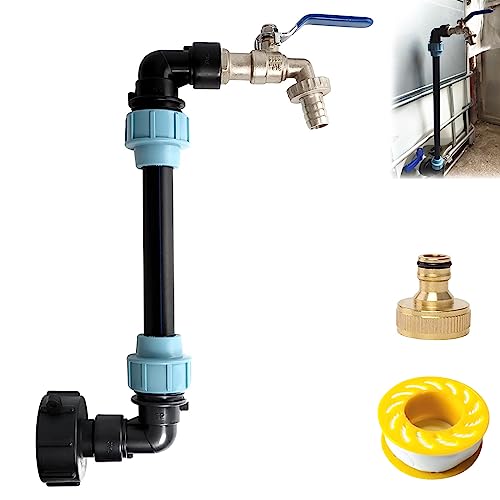 IBC Adapter mit Schwanenhals Wasserhahn, IBC Tankhahn S60x6 IBC Tank Zubehör IBC Auslaufhahn 3/4" IBC Adapter für 1000 Liter Regenwassertank IBC Container Regentonnen Verbinder IBC Adapter mit Schwanenhals Wasserhahn, IBC Tankhahn S60x6 IBC Tank Zubehör IBC Auslaufhahn 3/4" IBC Adapter für 1000 Liter Regenwassertank IBC Container Regentonnen Verbinder von Aisny