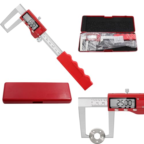 Messschieber Digital, Bremsscheiben Messschieber 0-150mm Digitaler Bremsscheiben Rotor Gauge Bremssattel Edelstahl Messwerkzeug mit Aufbewahrungsbox und Lcd Display für Mechaniker und Autoliebhaber von Aisny