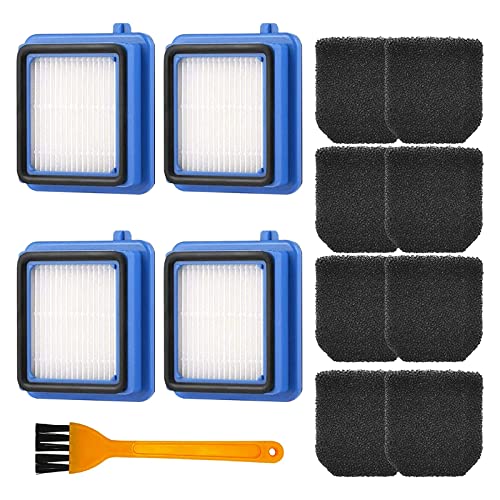 QX7 Filter für AEG QX8-2 QX7 QX6 Staubsauger, Filterset Ersatzfilter Kit für AEG ASKW1 Filter mit Wiederverwendbar 4 Vormotorfilter 8 Hygienefilter 1 Reinigungsbürste von Aisny