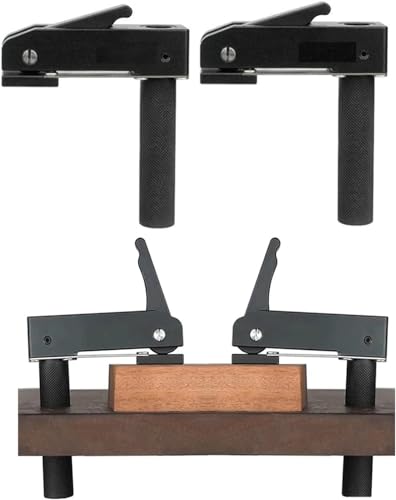 Schraubzwingen für Die Werkbank, 2 Stück 19mm 3/4 Zoll Desktop Schnellhalteklemme Hundeloch Schnell Wirkende MFT-Halteklemme Holzbearbeitung Schreibtisch-Clip Verstellbarer Rahmen Holzschnitzen Fräsen Schraubzwingen für Die Werkbank, 2 Stück 19mm 3/4 Zoll Desktop Schnellhalteklemme Hundeloch Schnell Wirkende MFT-Halteklemme Holzbearbeitung Schreibtisch-Clip Verstellbarer Rahmen Holzschnitzen Fräsen von Aisny