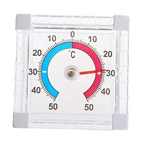 Aisoway Selbstklebendes Thermometer Wand Gewächshäuser Garten Innentemperaturmonitor Für Fenster Innen Außen von Aisoway
