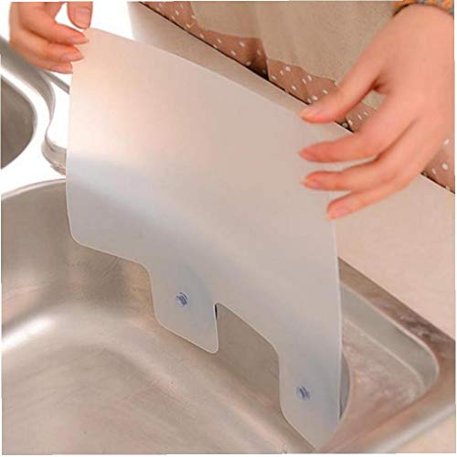 Aisoway Sink Spritzschutz, Anti-wasserschutz Dish Washing Baffle Küche Rack-zubehör Für Das Badezimmer-wannen-Regal von Aisoway